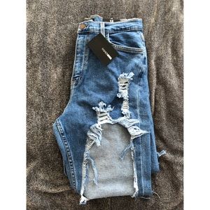 Fashion Nova Distressed Jeans
